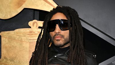 Lenny Kravitz Reacts to Viral Video of Him Working Out in Leather Pants and Combat Boots