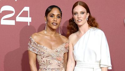 Alex Scott and Jess Glynne pack on the PDA as they make red-carpet debut