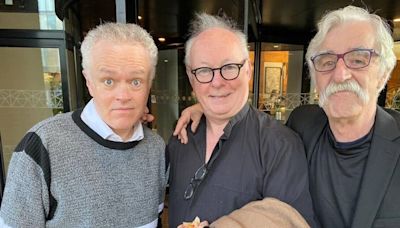 Father Ted fans can't believe their eyes as cast reunite after almost 30 years