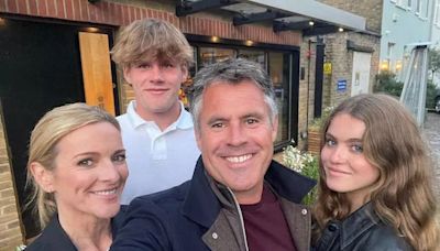 Gabby Logan has family meetings with husband as she 'struggles to adapt' after working away