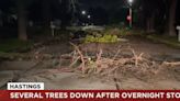 Severe weather leaves behind debris and lost power for some