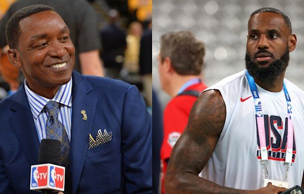 Isiah Thomas Bypasses Championship Talk and Questions If LeBron James Would Actually 'Be the Best Athlete in 1975'