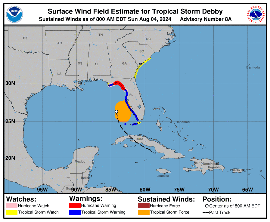 Tropical Storm Debby impacts Lee County, Fort Myers, Beach. Watches, warnings. What to know