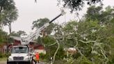 Trees, signs, power lines down as severe weather moves through Northeast Florida, Southeast Georgia