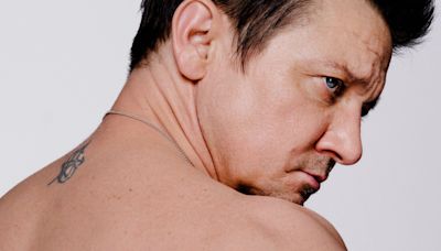 Jeremy Renner Poses Shirtless, Shows Scars From Snow Plow Accident