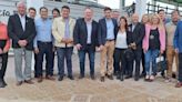 Maximiliano Pullaro, Felipe Michig y Cristian Piumatti inauguraron 13 viviendas en Arrufó