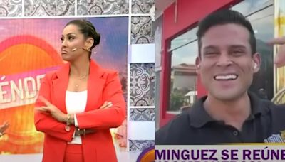 Karla Tarazona le reclama a Christian Domínguez por reunirse con ‘América Hoy’: “O sea, hicimos trabajo de limpieza”