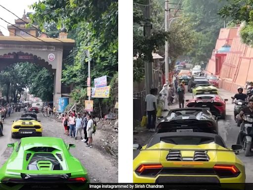 Watch: Convoy Of 71 Lamborghinis On Streets Of Mussoorie Leaves Onlookers In Awe