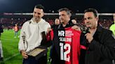 Scaloni fue a ver a Newell's en el Marcelo Bielsa y recibió un homenaje