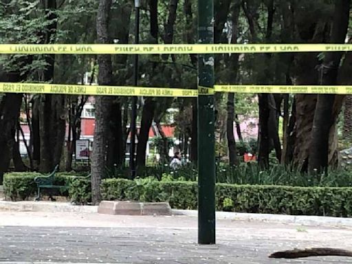 Socavón en Parque de la Roma Sur, deriva de cimentación de edificio colapsado en sismo del 85: Sacmex