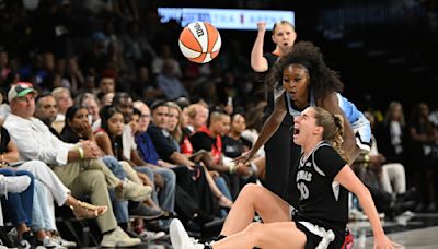 Aces rookie Kate Martin exits game with lower leg injury