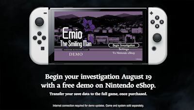 Emio – The Smiling Man: Famicom Detective Club demo launches August 19