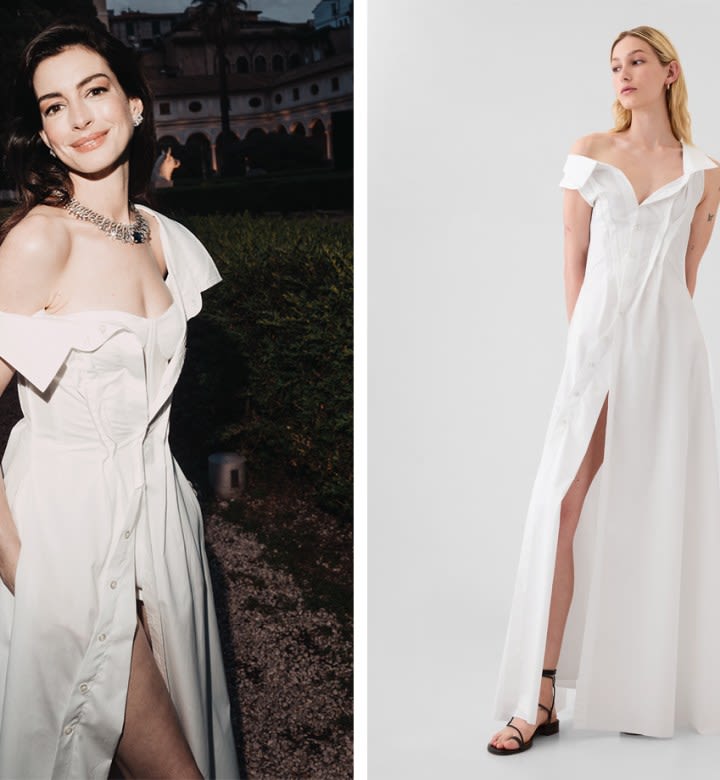 Anne Hathaway Wore a $158 Dress That Has Sparked a Gap Renaissance