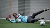 From cap and gown to keeper’s garb, Loons goalie makes debut