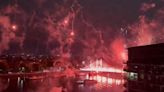 Mystery over huge late-night fireworks displays on London bridges 2 weeks apart