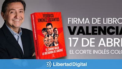 Federico Jiménez Losantos firma su nuevo libro en Valencia