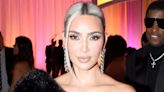 Kim Kardashian shows ice blonde hairdo at Homeboy Industries gala