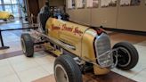 The Bonnie Doon Special, a Studebaker powered Midget race car is now on display