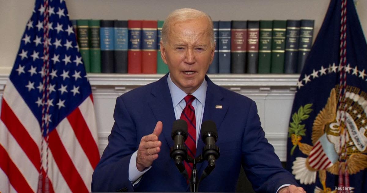 Biden says 'violent protest is not protected' in speech on campus unrest