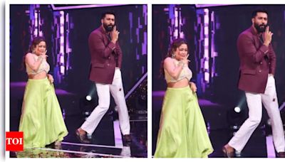 Vicky Kaushal, Neha Kakkar dance to 'Tauba Tauba' from 'Bad Newz' on 'Superstar Singer 3' - Times of India