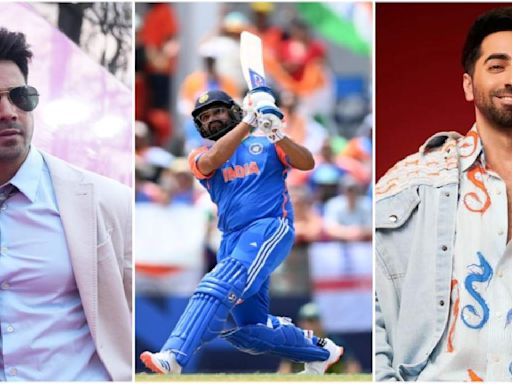Varun Dhawan has quirky reaction to India's win against Australia in T20 World Cup; Ayushmann Khurrana also celebrates