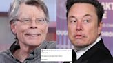 Stephen King trolls Elon Musk once again over Twitter's name change