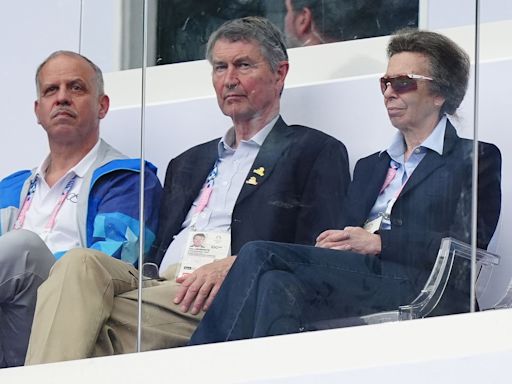 Princess Royal watches rugby at Olympics on day one of Games