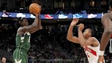 Jrue Holiday scores a season-high 37 as Bucks outlast Raptors, 130-122, at Fiserv Forum