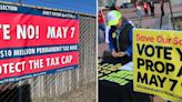 Today is tax cap election day