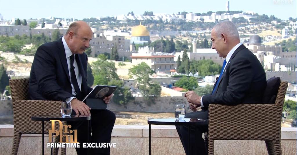 Netanyahu tells Dr. Phil most leaders agree with destroying Hamas, then ‘fray’ over protests