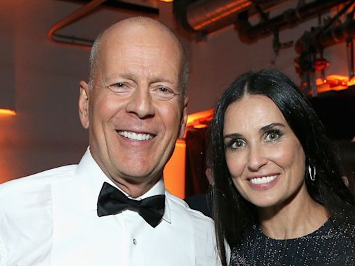 Demi Moore shares positive update on Bruce Willis' health amid dementia diagnosis