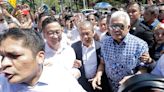 Muhyiddin arrives at MACC headquarters for questioning as supporters chant outside (VIDEO)