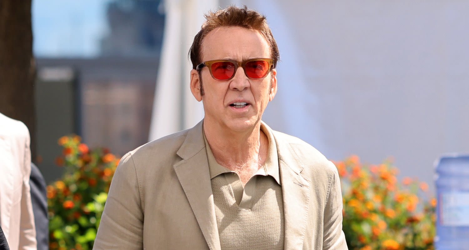 Nicolas Cage Promotes New Movie ‘The Surfer’ at Cannes Film Festival 2024