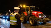 Czech farmers protest with around 500 tractors and lorries in Prague