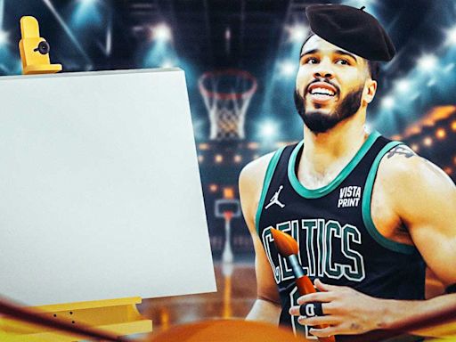 Celtics' Jayson Tatum receives epic artwork during star-studded China trip