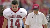 Former Gamecocks coach Lou Holtz reacts to Phil Petty’s passing