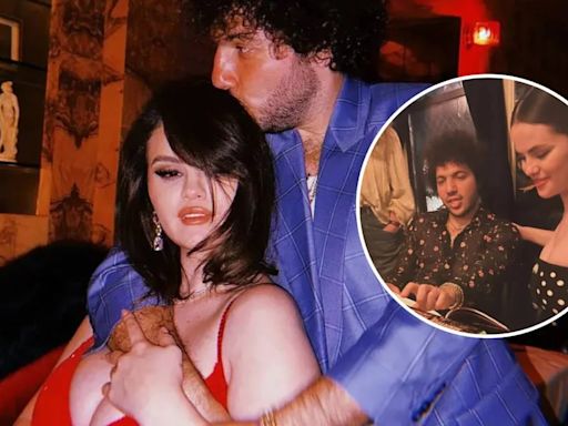 La sugerente foto de Selena Gomez donde mordió un pastel con la foto de su novio