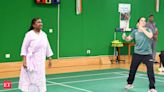 Watch as President Droupadi Murmu and ace shuttler Saina Nehwal play badminton at Rashtrapati Bhavan - The Economic Times