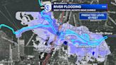 Where is the San Jacinto River normally? ABC13 looks into inundation maps to look at rising levels