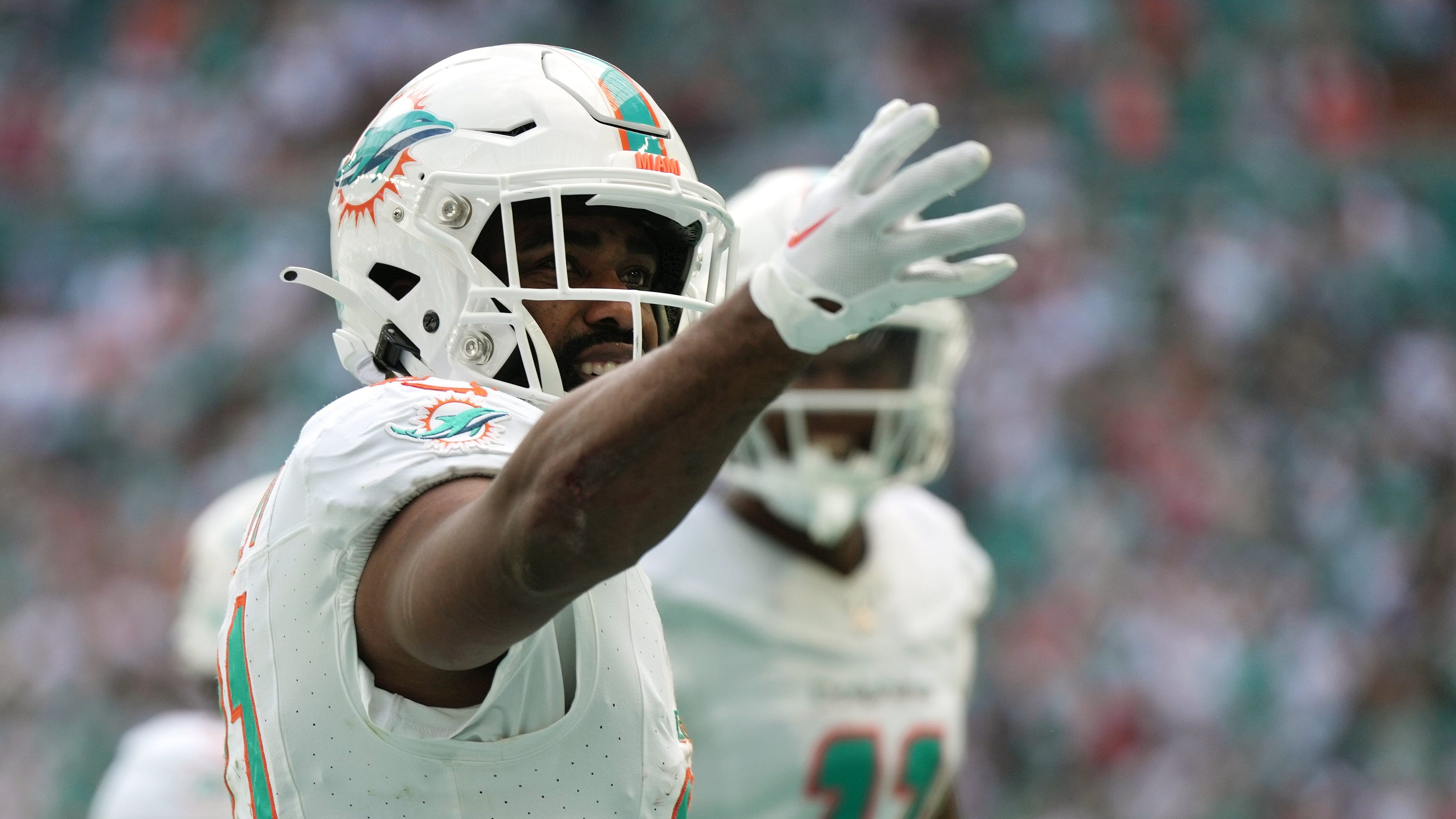 Running back Raheem Mostert is an unheralded star of Dolphins offense