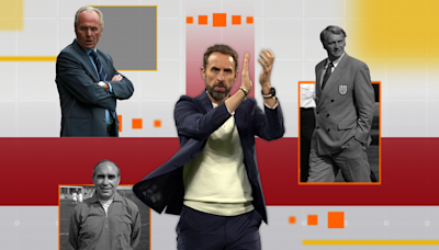 Gareth Southgate's record compared to other England managers