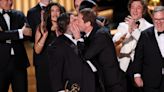 ‘The Bear’s Matty Matheson Thanks Restaurants, Accepts Kiss On Stage From Ebon Moss-Bachrach As Show Dominates Emmys With...