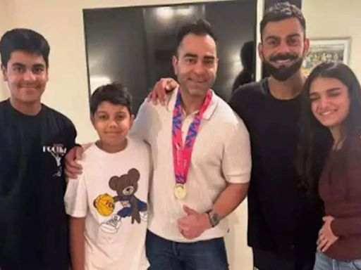 Virat Kohli's sister shares photos of family reunion celebrating homecoming after T20 World Cup success | Cricket News - Times of India