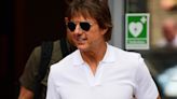 Tom Cruise spotted arriving back in London after a Paris weekend