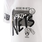 NBA 籃網隊Sharpie記號筆簽名圓領T恤 運動休閑時尚舒適簡約