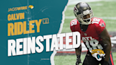 Jaguars WR Calvin Ridley officially reinstated from suspension
