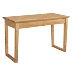 文創集 潔莉德 時尚4尺二抽實木書桌(二色可選)-120x60x75cm免組