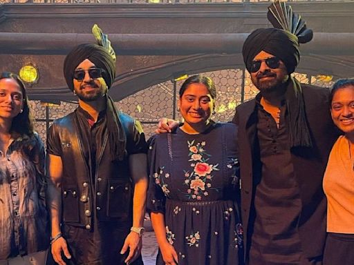 Meet Prabhas’ sisters as he strikes a pose with them in Punjabi avatar during Kalki 2898 AD song Bhairava Anthem shoot