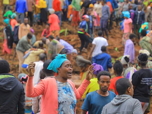 Ethiopia declares three days of mourning as toll of mudslide victims increases