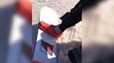 Snowboarder Has A Hilarious Use For His Pair Of Crocs